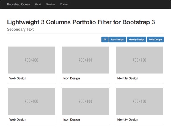 Bootstrapocean 3col portfolio filtered Image